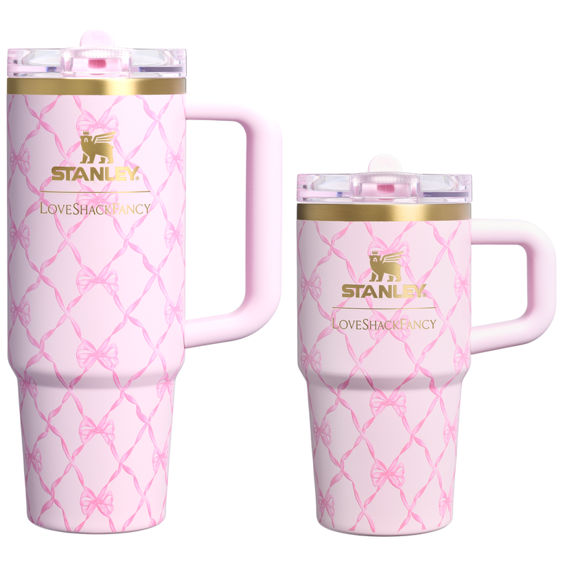 Stanley 1913 x LoveShackFancy Holiday The Quencher® Details ProTour Tumbler Set | 2-pack - Easy Fit