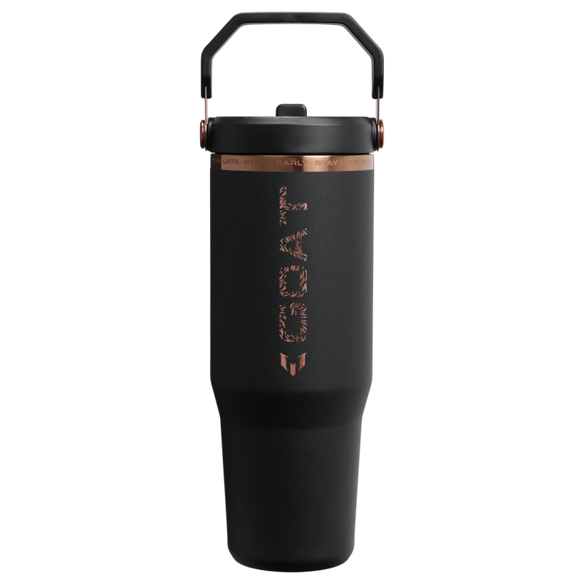 The Messi x Stanley IceFlow™ Flip Straw Tumbler - Clean Carry